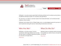 Setsystem - Securing tomorrow today Setsystem - Securing tomorrow today