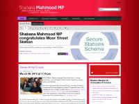 Shabana Mahmood MP for Birmingham Ladywood