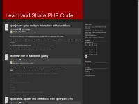 Learn and Share PHP Code Learn and Share PHP Code