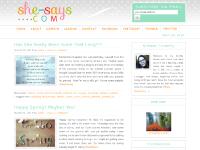 she-says.com â€” .. a thousand words