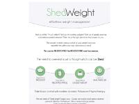 Shed Weight - Self Hypnosis weight management classes, Staffordshire