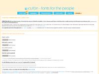 cufón - fonts for the people cufón - fonts for the people