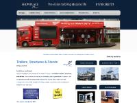 Exhibition Trailers | Exhibition Trailer Hire | Exhibition structures | Exhibition
