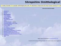 Shropshire Ornithological Society Shropshire Ornithological Society