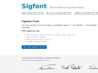 Signature Font - Home Page Signature Font - Home Page