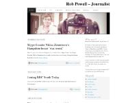 silvernose - Robert Powell – Journalist silvernose - Robert Powell – Journalist