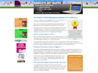 Simasy website content management system (cms) with wysiwyg editor