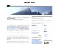 Simon K Jones | Writer and filmmaker Simon K Jones | Writer and filmmaker