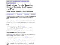 Simple Interest Formula | Simple Interest Calculations | How to Calculate Interest on Loans or Investments Simple Interest Formula | Simple Interest Calculations | How to Calculate Interest on Loans or Investments