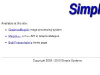 Simple Systems Simple Systems