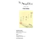  How the Aircraft Got Built, The Movies, Apollo and Daphne, The king's real or his stamped face