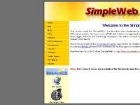 simpleweb.org SimpleWeb, simpleweb, homepage simpleweb.org SimpleWeb, simpleweb, homepage