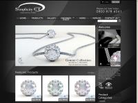 Silver Swarovski Set Ball Pendants and Designer Wedding and Eternity rings. Simplicity ET