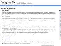 simplistix.co.uk Technologies, Software, Presentations