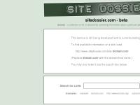 Sitedossier - profiles for millions of sites on the web Sitedossier - profiles for millions of sites on the web