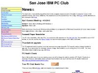 San Jose IBM PC Club Home Page