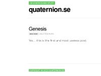 quaternion.se » 3D graphics and stuff quaternion.se » 3D graphics and stuff