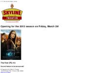 Skyline Drive-In Theater in Shelton, WA.