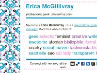 Sliver of Ice -- Erica McGillivray's Lifestreaming Hub