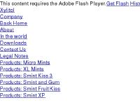 SMINT®. Unique coolness, intense sensation. SMINT®. Unique coolness, intense sensation.