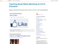 Teaching Social Media Marketing At UCLA Extension Teaching Social Media Marketing At UCLA Extension