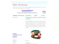 SMS 140 Words