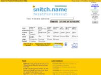 snitch.name :: The Social White Pages snitch.name :: The Social White Pages