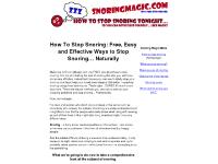 How To Stop Snoring: Relief And Remedies From SnoringMagic.com