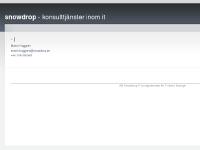 om snowdrop.se - snowdrop
