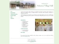 sobertonvillagehall.co.uk hall for hire, function room hire, village hall
