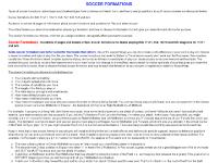 Soccer Formations Soccer Formations