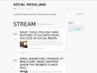 Social Media Java Social Media Java