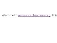 PlaceHolder for socsdteachers.org