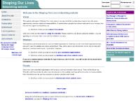  Changing colours, Not using a mouse, rules for using this website, friends and others website users