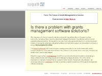 Solpath: Researching Grants Management Software Options Solpath: Researching Grants Management Software Options
