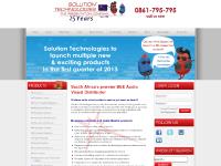 Welcome to Solution Technologies Welcome to Solution Technologies