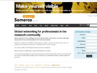 Global networking for professionals in the research community | Somerco Global networking for professionals in the research community | Somerco