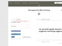 Songwriter Workshop - Welcome Page Songwriter Workshop - Welcome Page