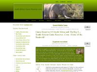 south-african-game-reserves.com Addo elephant, national park, Kruger