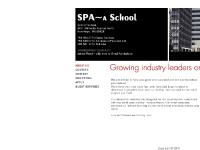 SPA˜a School SPA˜a School