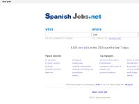 Spanish jobs ~ all jobs in Spanish with one search (USA) | SpanishJobs.net Spanish jobs ~ all jobs in Spanish with one search (USA) | SpanishJobs.net