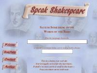 Speak Shakespeare Speak Shakespeare