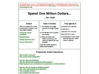 Spend One Million Dollars... for real!