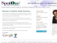 Spot One Global Solutions - Our Precision Makes Us Different Spot One Global Solutions - Our Precision Makes Us Different