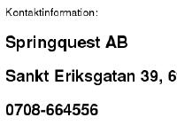 om springquest.se - springquest om springquest.se - springquest