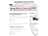  Gospel&nbsp;Meetings, Deacons, Local&nbsp;Preachers, Supported&nbsp;Preachers