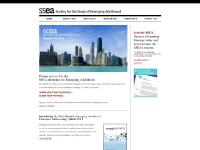 Society for the Study of Emerging Adulthood (SSEA) Society for the Study of Emerging Adulthood (SSEA)