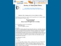 Society of Saint John Fisher Society of Saint John Fisher