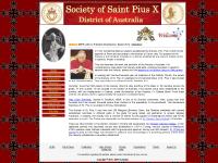 Society of Saint Pius X - District of Australia Society of Saint Pius X - District of Australia