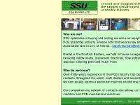 SSU Equipment: second user pcb assembly equipment SSU Equipment: second user pcb assembly equipment